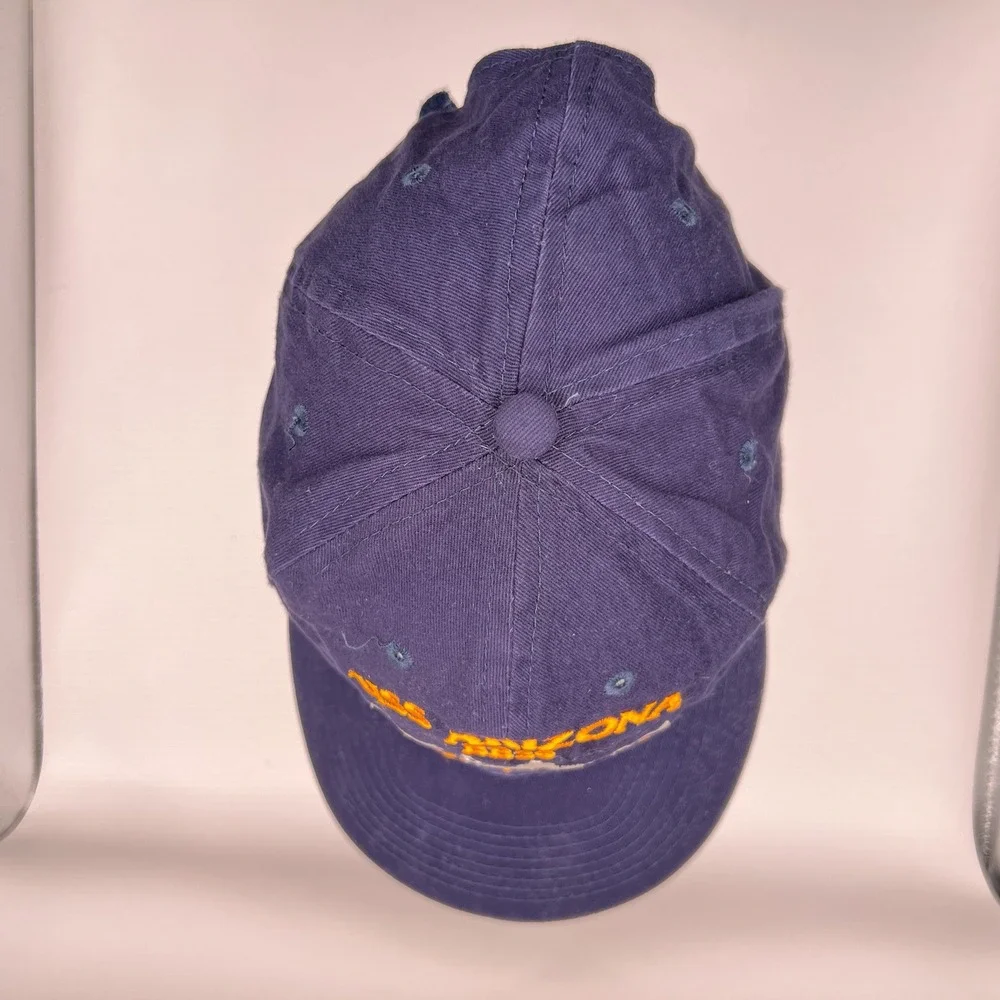 Nissin Cap USS Arizona BB39 Pearl Harbor Hawaii Navy Blue Embroidered Hat